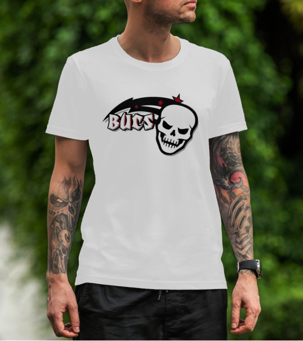NFL NBA Tampa Bay Buccaneers Orlando Magic Stars Red Blue T-Shirt