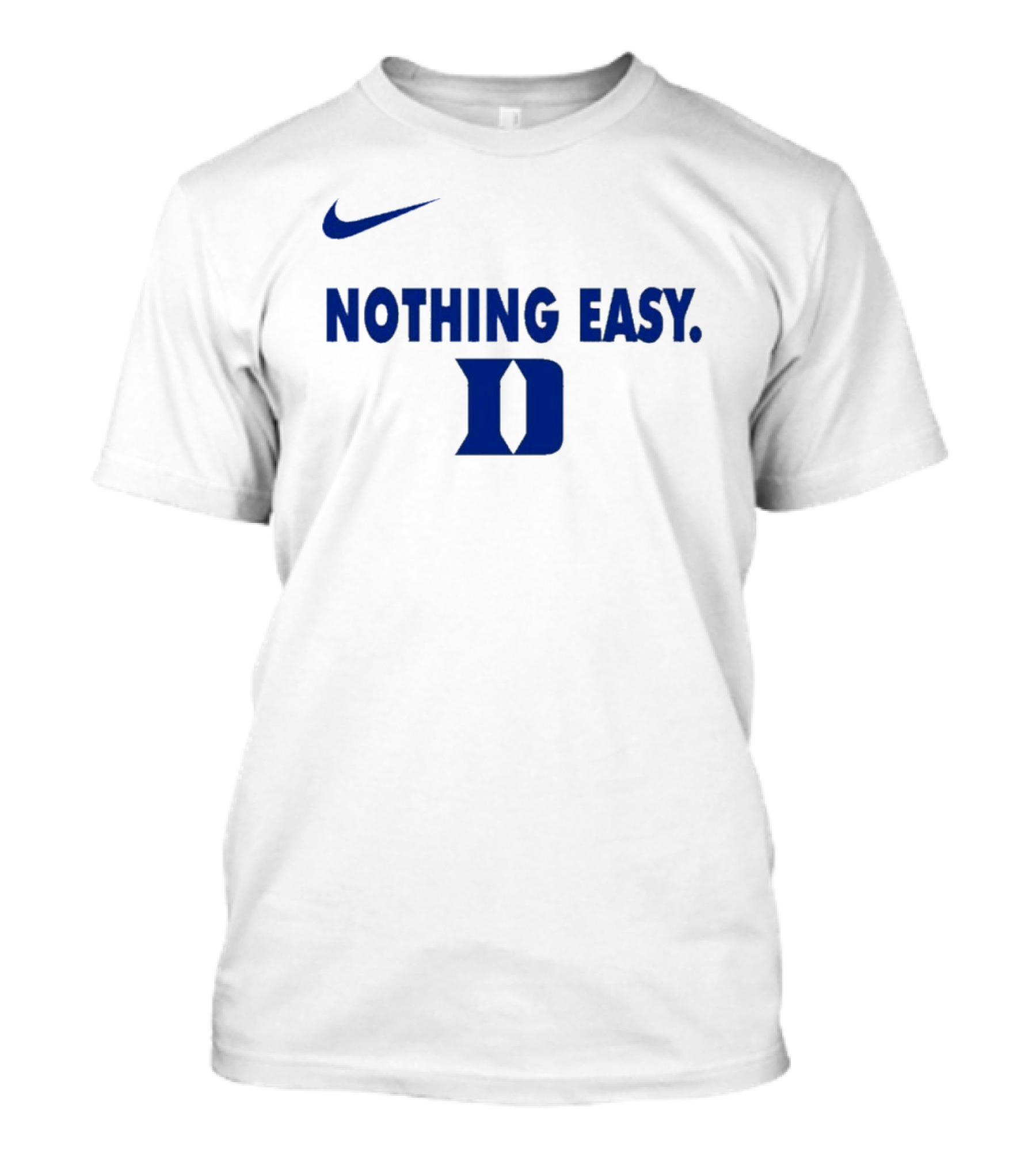Nike Nothing Easy Duke Blue Swoosh T-Shirt