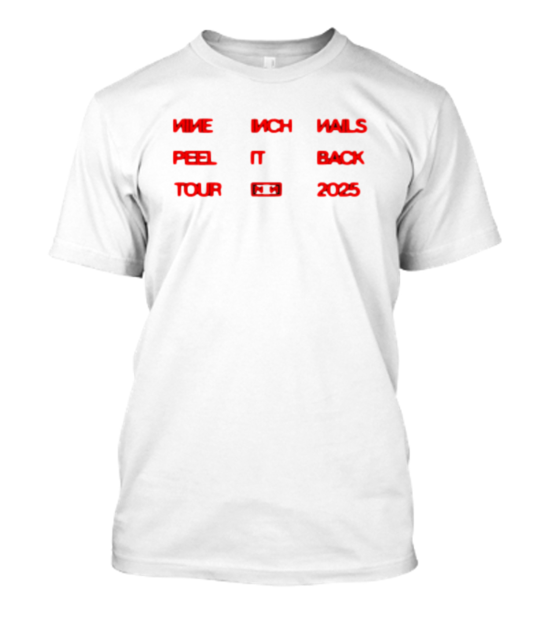 Nine Inch Nails Peel It Back Tour 2025 NIN T-Shirt
