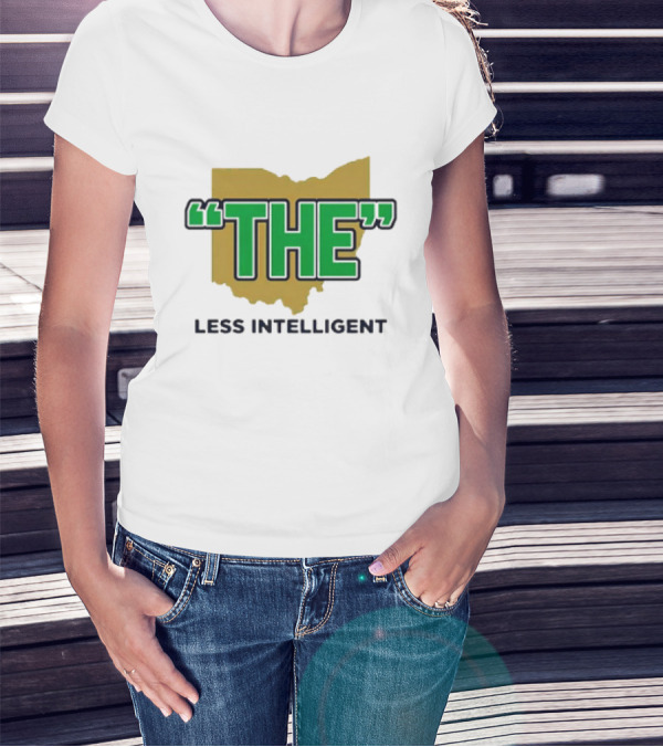 "Notre Dame Fighting Irish 'The' Less Intelligent Ohio Parody" T-Shirt