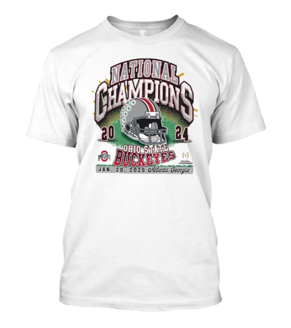 Ohio State Buckeyes National Champions 2024 Jan 20 2025 Atlanta Georgia T-Shirt
