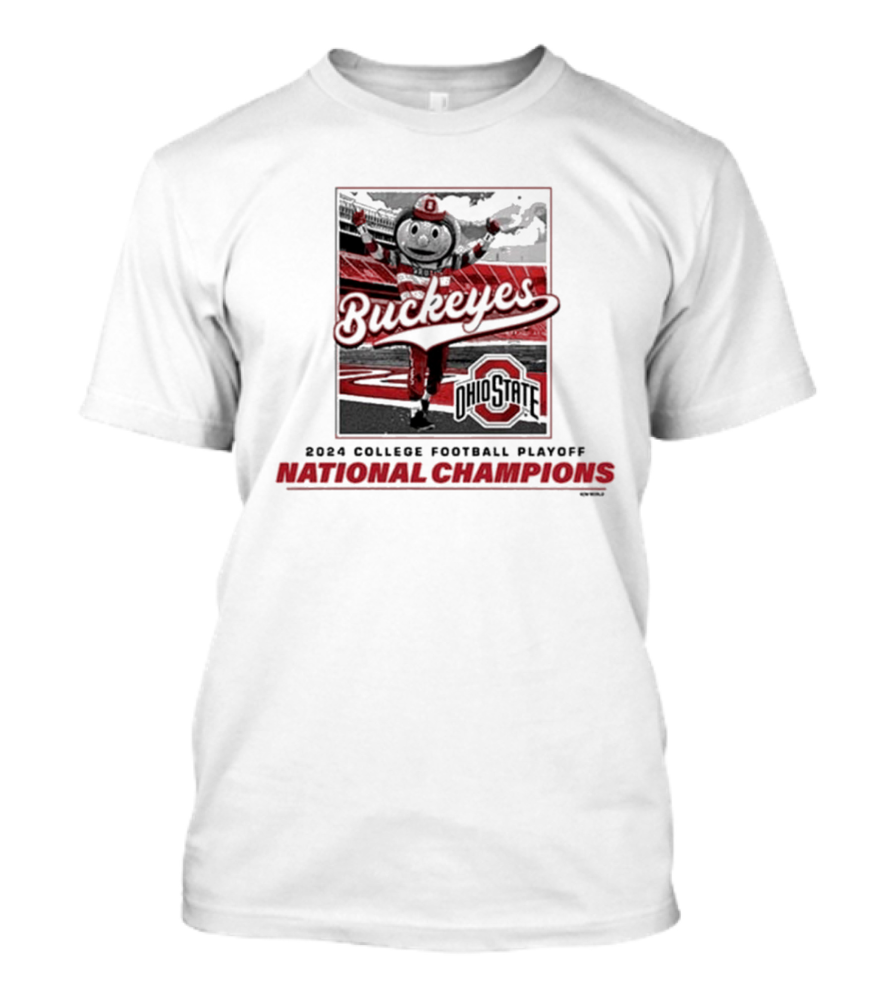 Ohio State Buckeyes National Champions Mascot T-Shirt