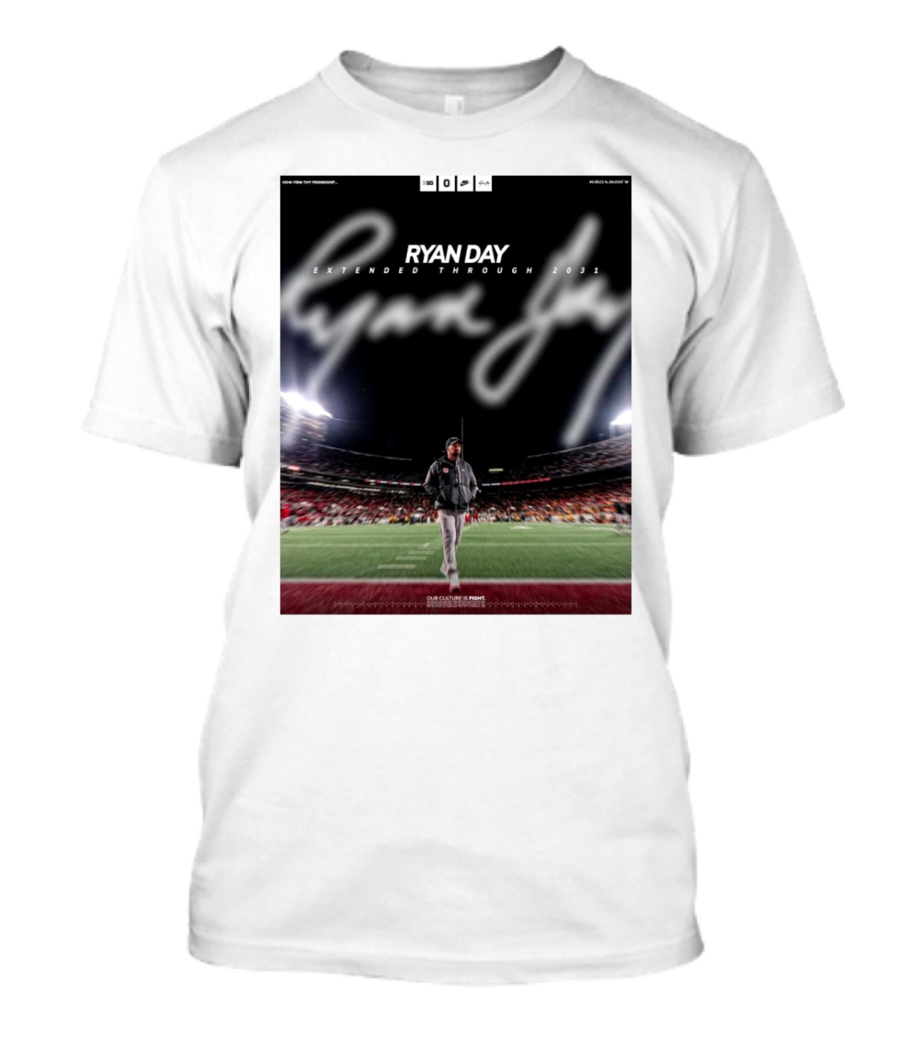 RYAN DAY Ohio State Buckeyes Football Extended Through 2031 National Champion T-Shirt
