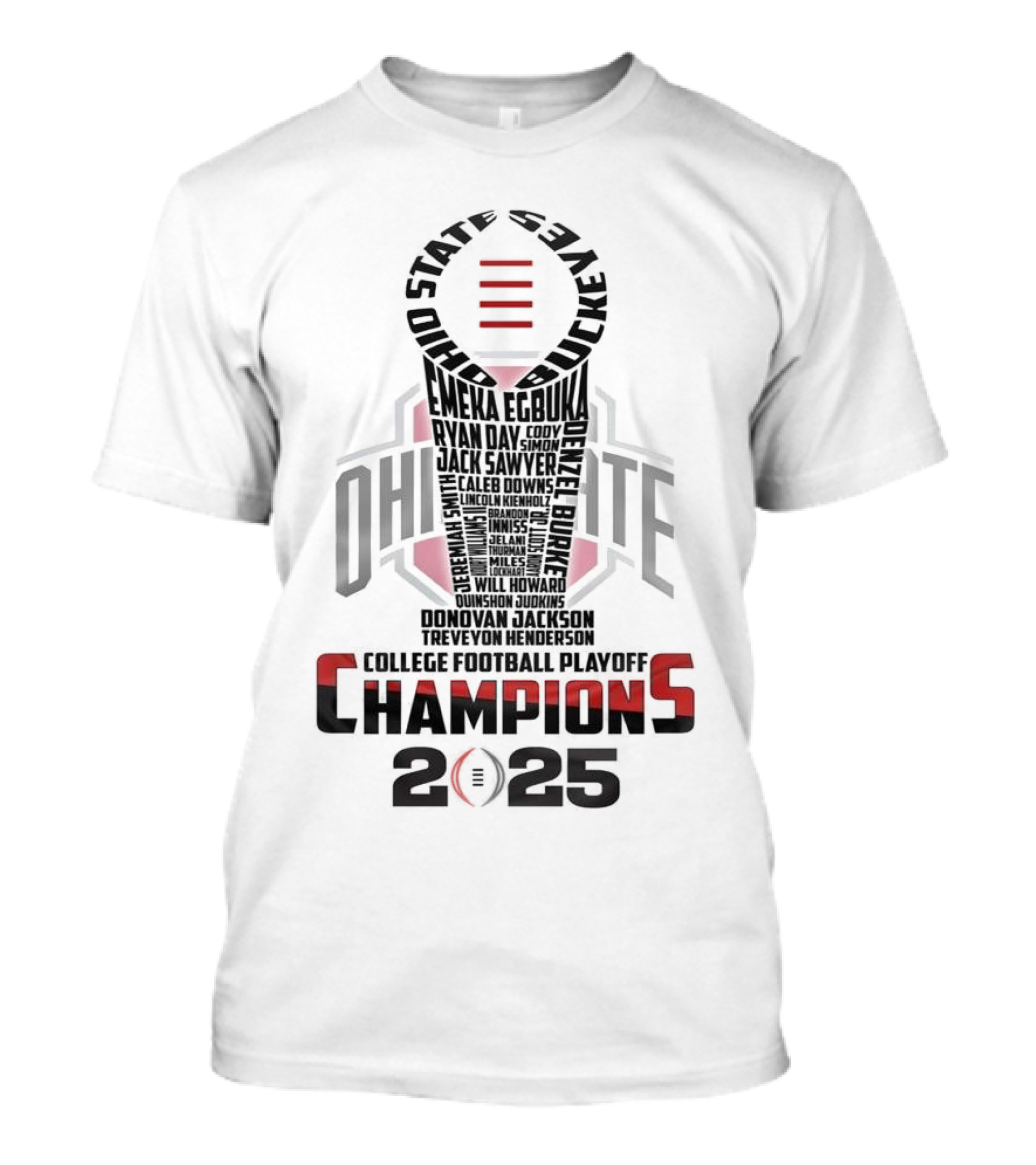 Ohio State Buckeyes CFP National Champions 2025 T-Shirt