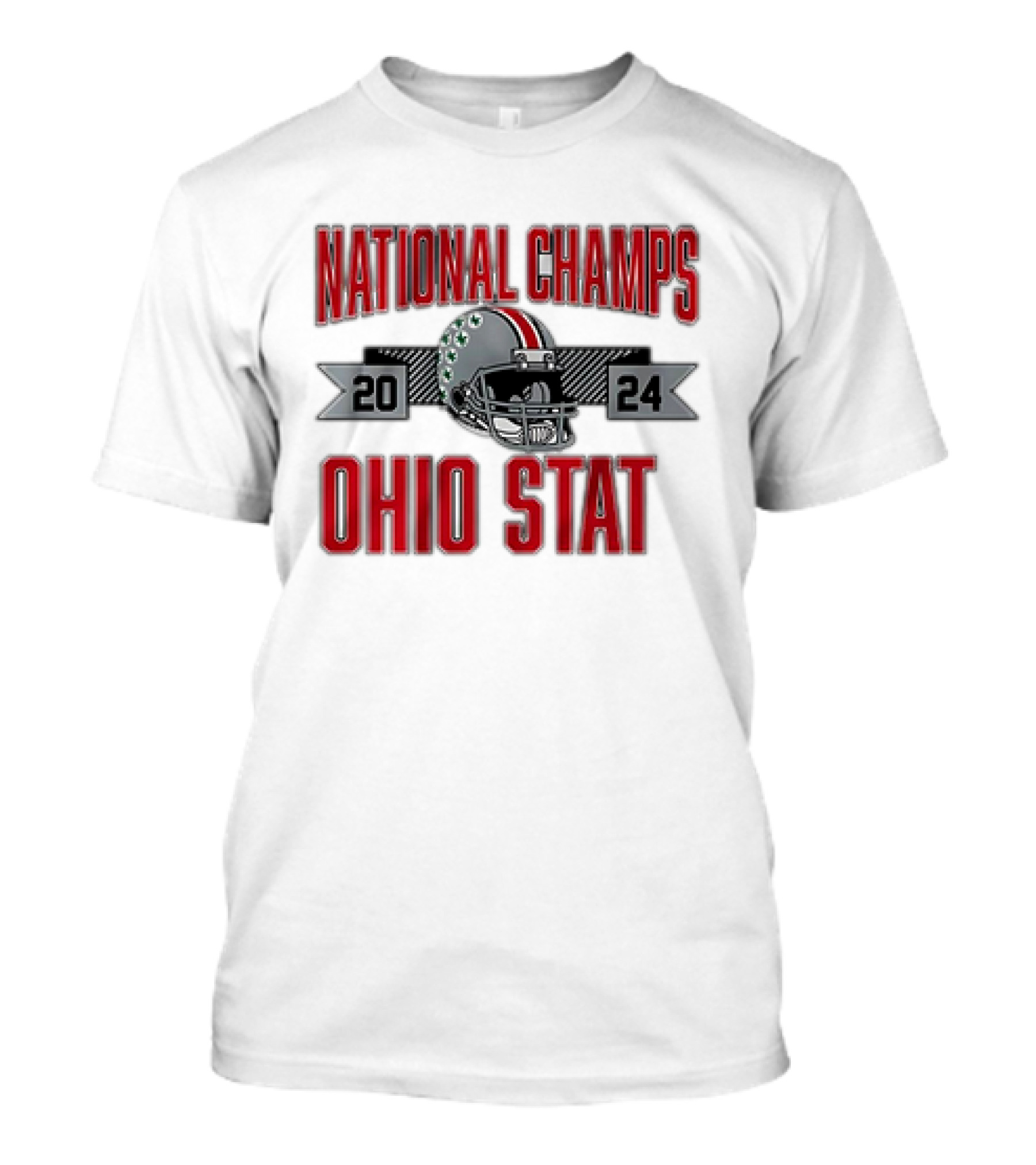 Ohio State National Champs 2024 Helmet Football T-Shirt