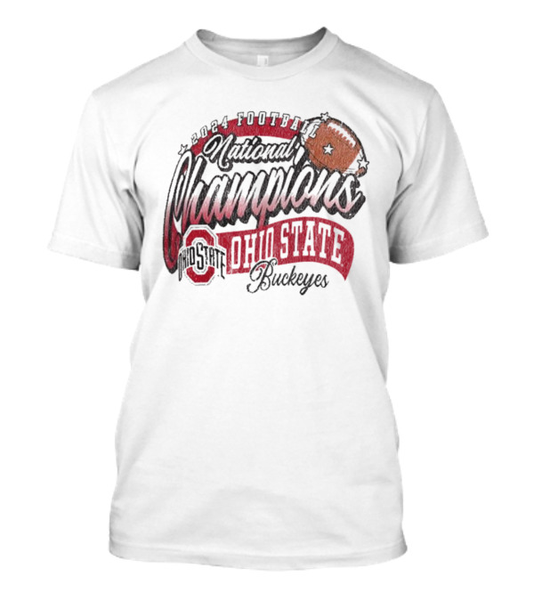 Ohio State Buckeyes 2024 College Football Playoff National Champions Vintage T-Shirt