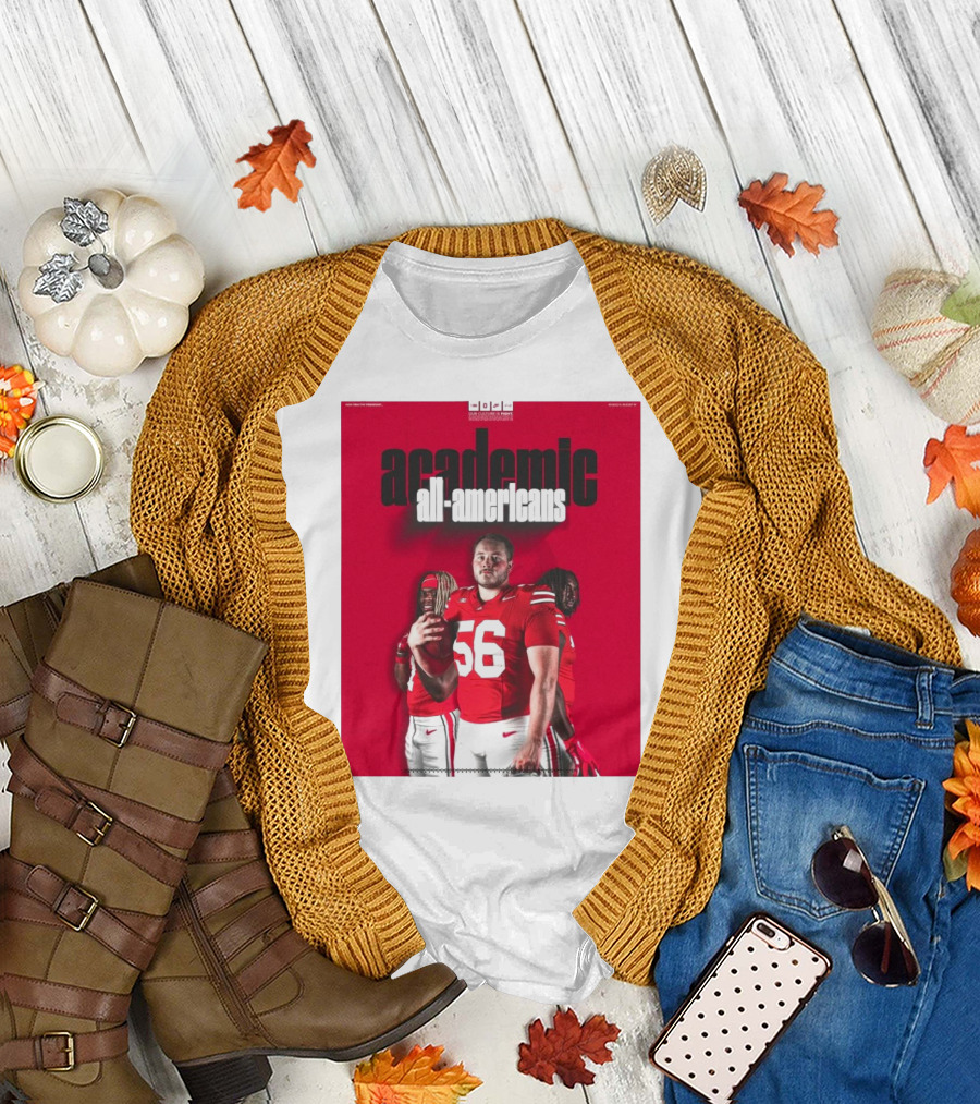 Ohio State Football Academic All-Americans Quinshon Judkins Seth McLaughlin Donovan Jackson T-Shirt