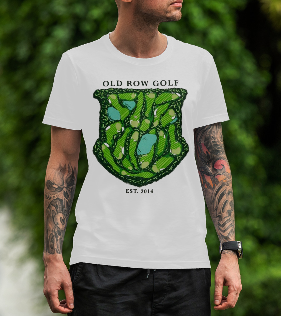 Old Row Golf Course Pigment Dyed T-Shirt