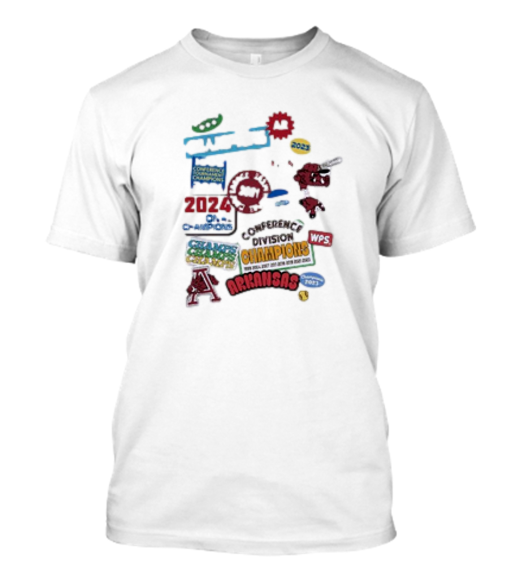 Ole Miss Button Stash Champions T-Shirt