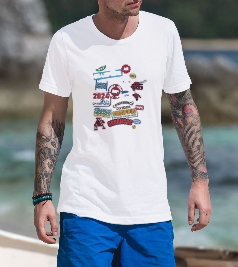 Ole Miss Button Stash Champions T-Shirt