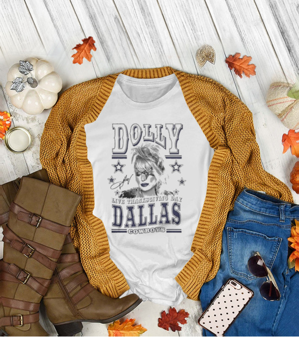 Dolly Parton Live Thanksgiving Day Dallas Cowboys Stadium 2023 T-Shirt