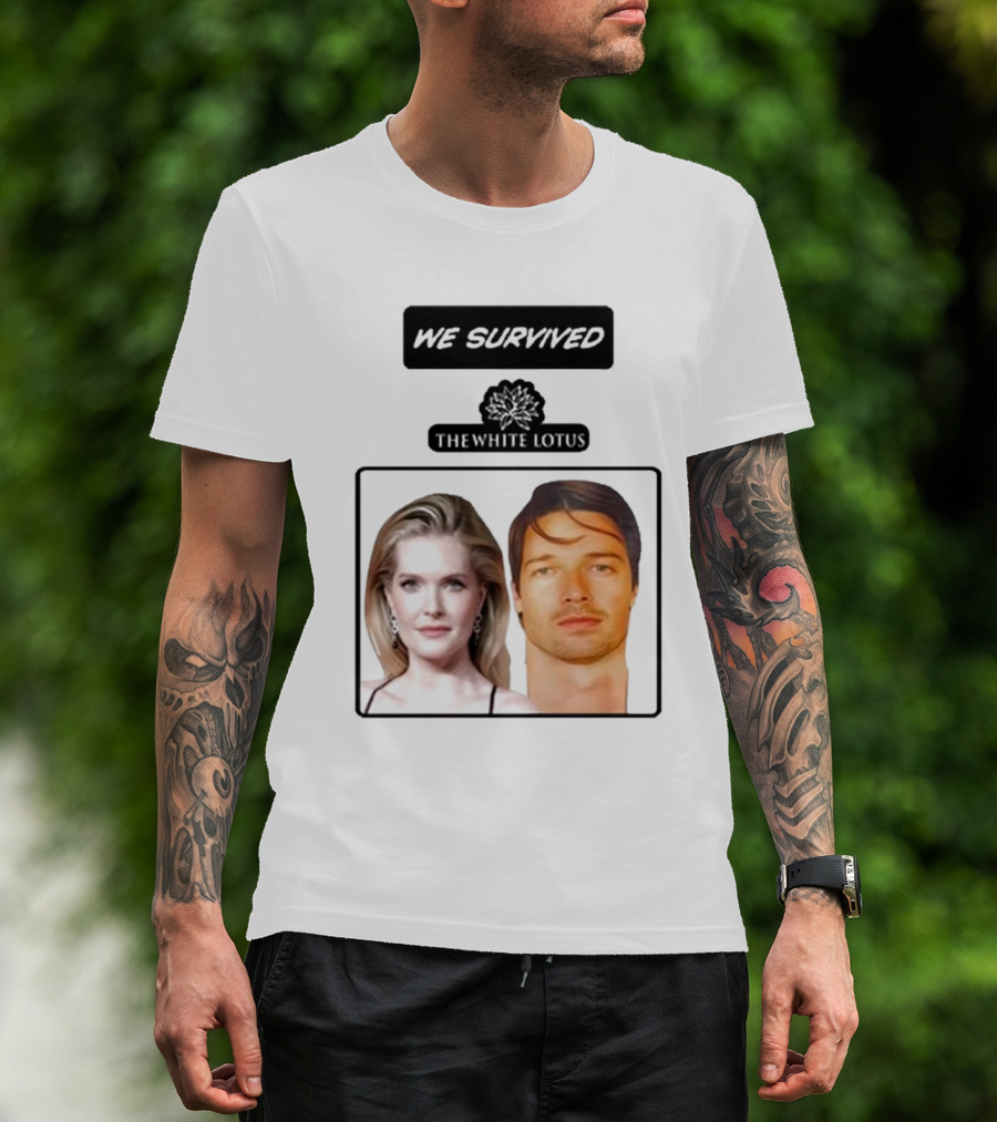 We Survived The White Lotus Patrick Schwarzenegger T-Shirt