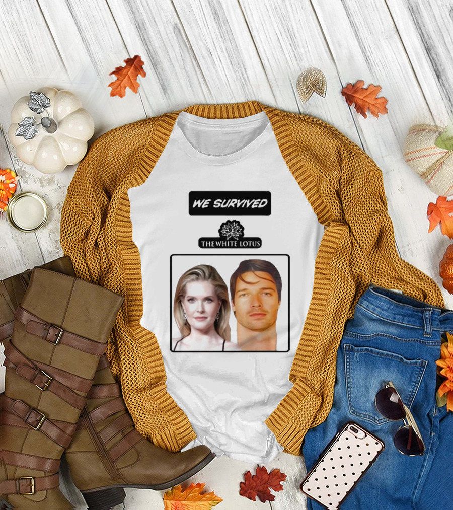 We Survived The White Lotus Patrick Schwarzenegger T-Shirt