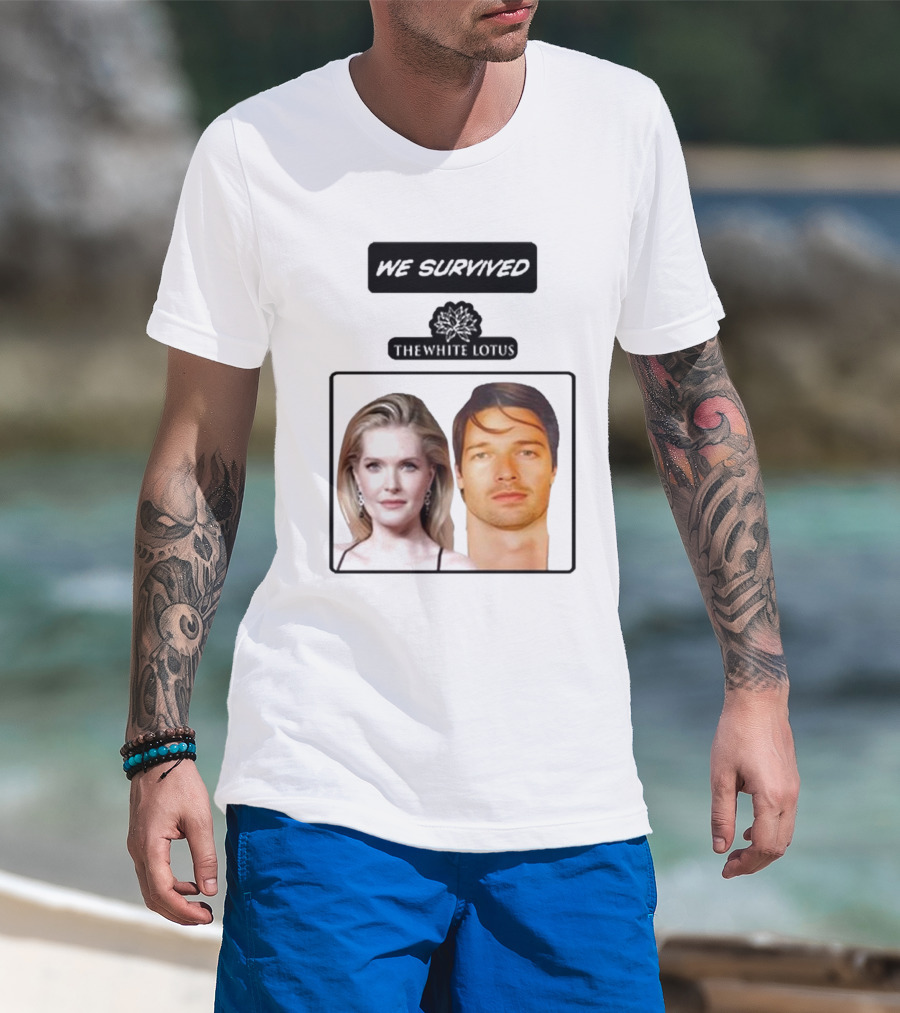 We Survived The White Lotus Patrick Schwarzenegger T-Shirt