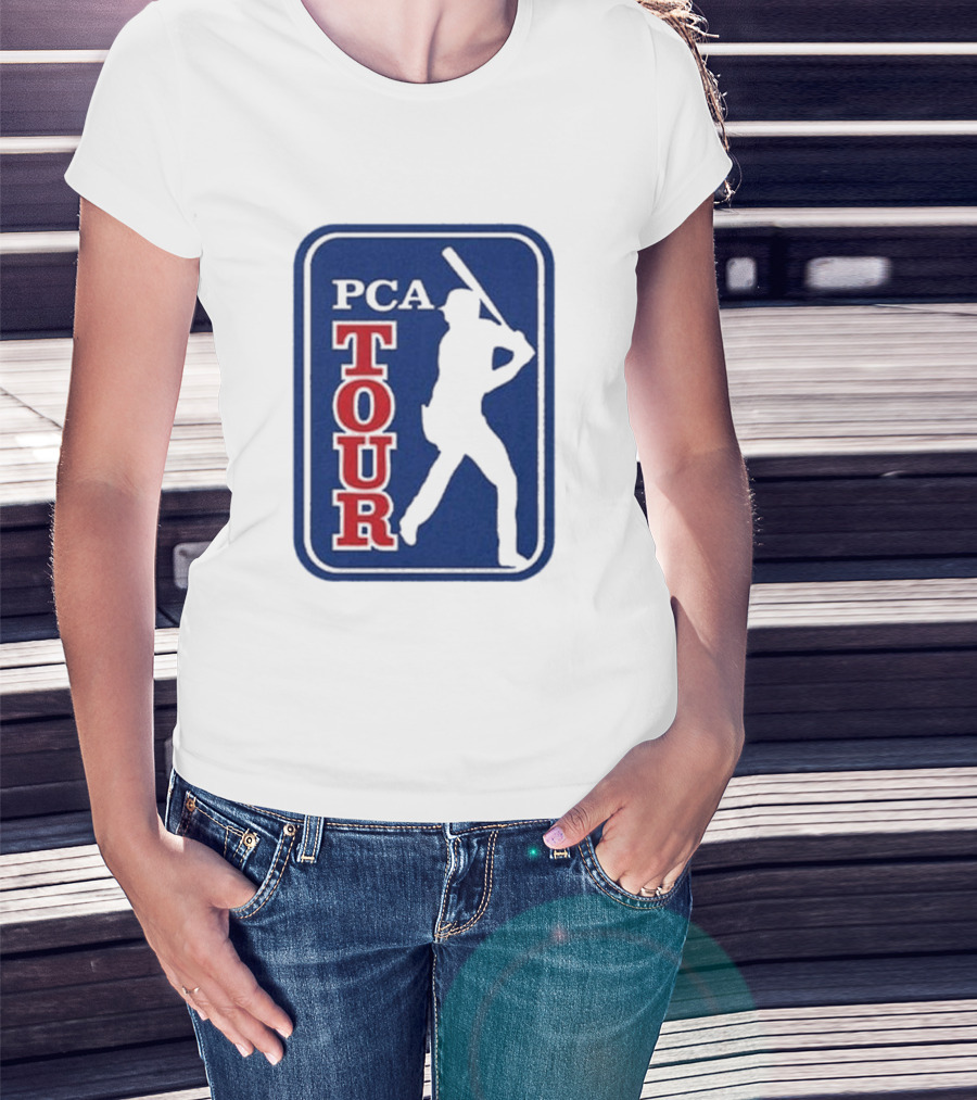 PCA Tour Pete Crow-Armstrong Baseball Player Silhouette T-Shirt