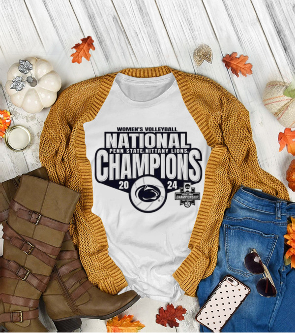 Penn State Nittany Lions Women's Volleyball 2024 National Champions T-Shirt