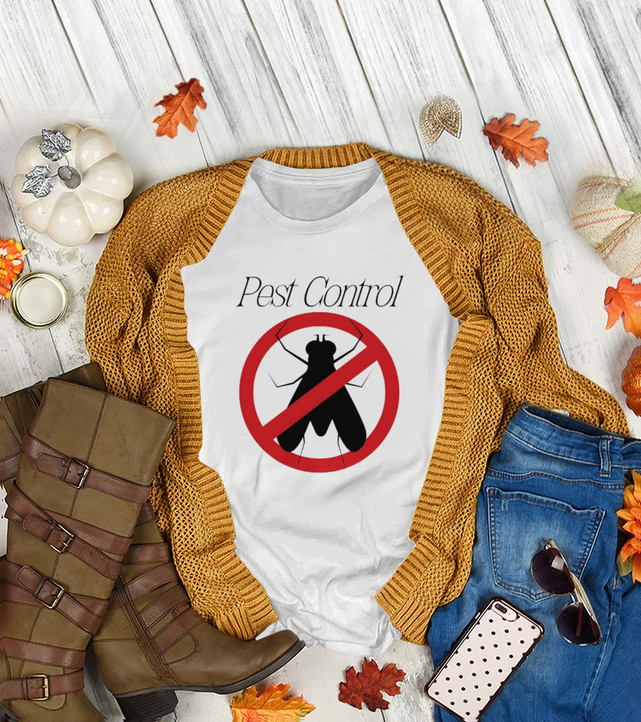 Ghostbusters Pest Control Logo Design T-Shirt
