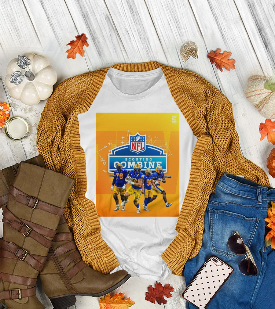 Pitt Panthers NFL Scouting Combine Branson Taylor Gavin Bartholomew Ben Sauls Konata Mumpfield Football T-Shirt