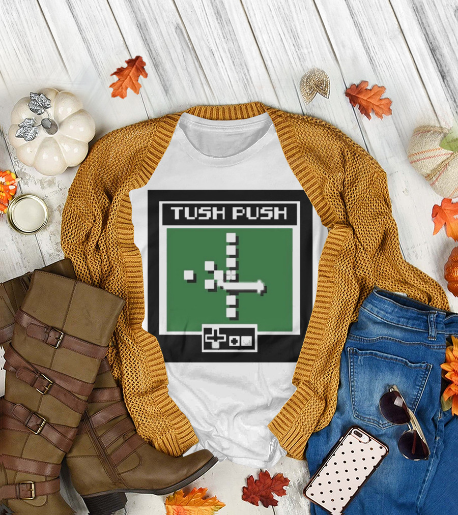 Philadelphia Eagles Tush Push Tecmo Video Game Style T-Shirt
