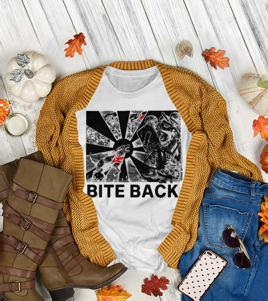Bite Back Punkwithacamera Dog Confronts Riot Police T-Shirt