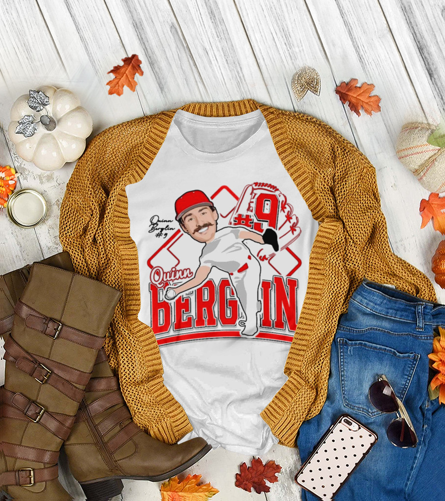Quinn Berglin Baseball 2025 Glove Number 9 T-Shirt