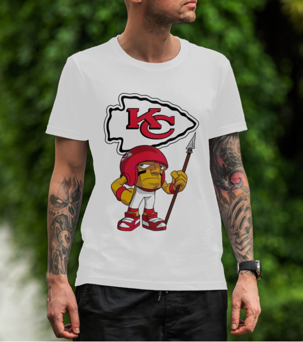 Rush Zone Kansas City Chiefs NFL Character KC Logo 2025 T-Shirt