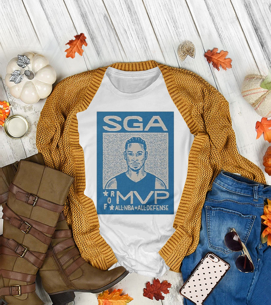 SGA Shai Gilgeous-Alexander MVP All NBA All Defense T-Shirt