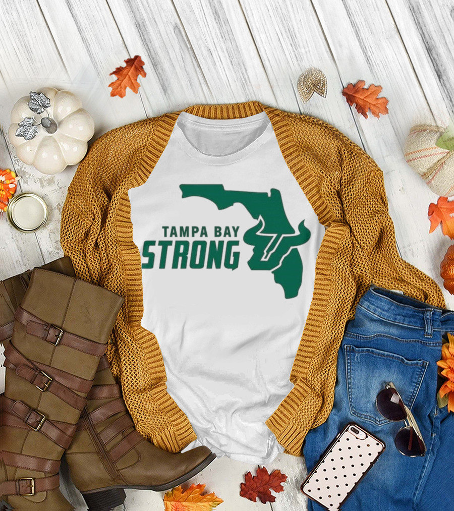 Tampa Bay Strong South Florida Bulls Hurricane Relief T-Shirt