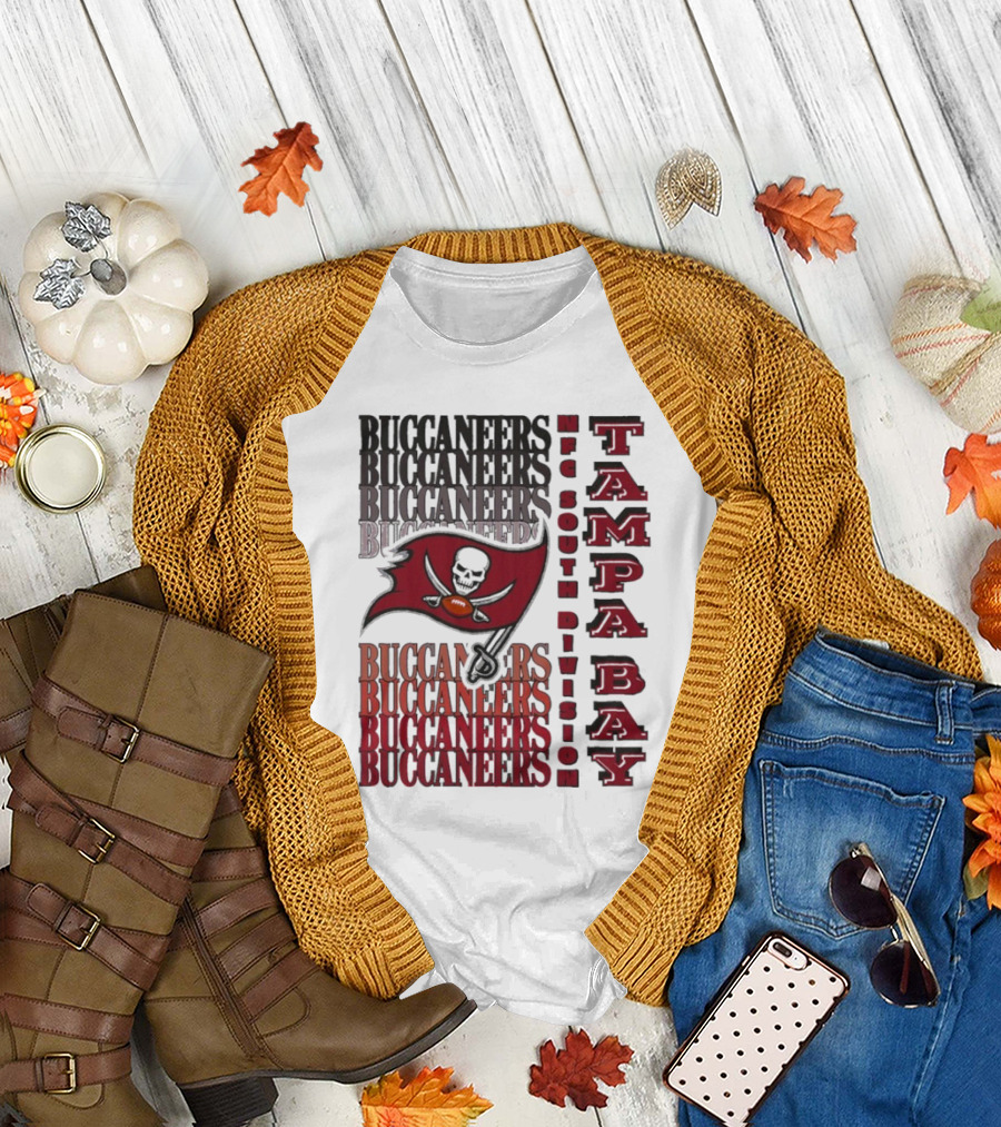 Buccaneers NFC South Division Tampa Bay Football Fan Gear T-Shirt