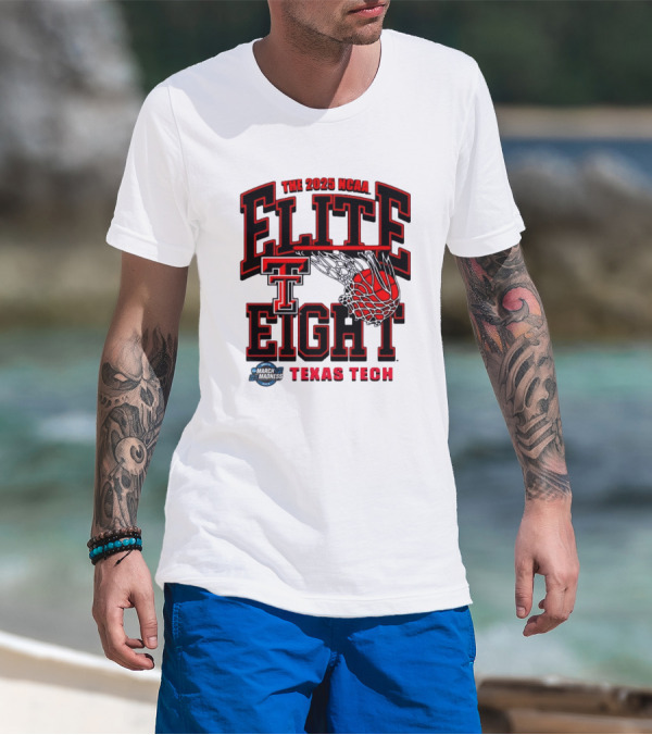 The 2025 NCAA Elite Eight Texas Tech Red Raiders March Madness T-Shirt