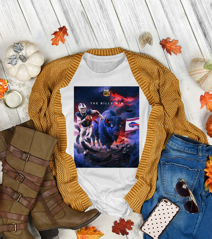 FOX NFL The Bills Win Buffalo Moving On To AFC Championship T-Shirt