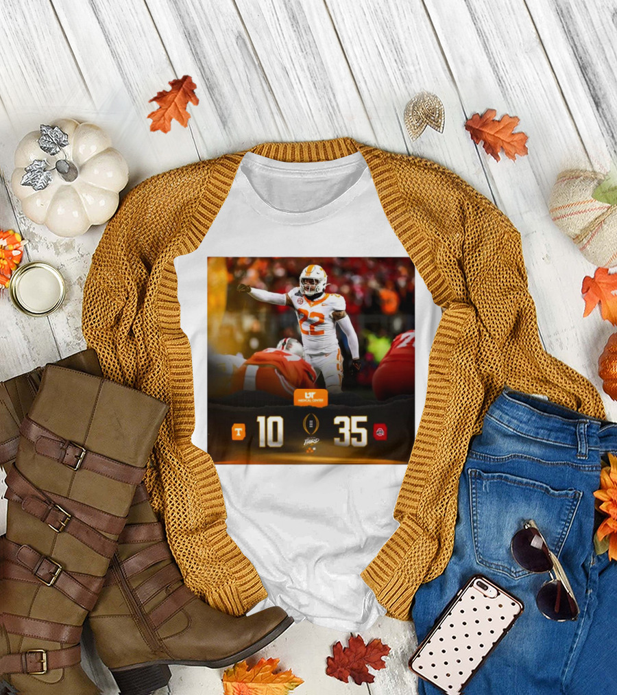 Tennessee Vols 10 Ohio State Buckeyes 35 End Of The Third UT Medical Center T-Shirt