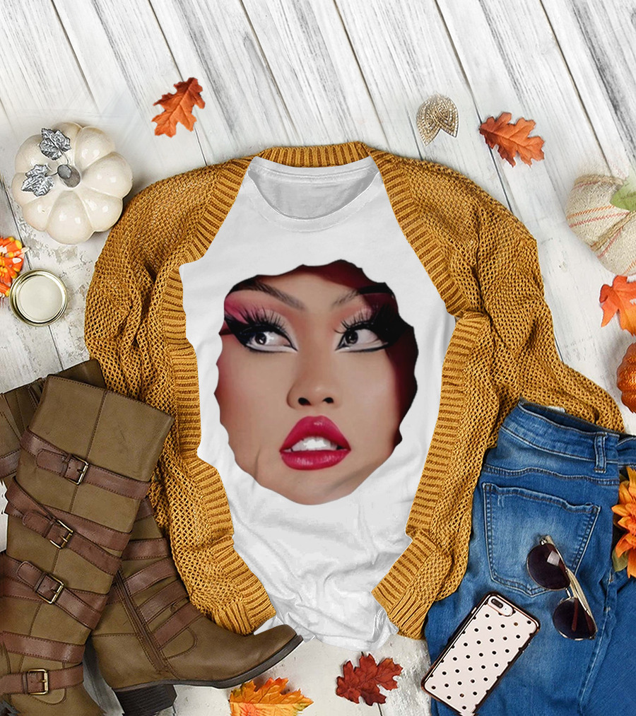 The Joella Dynasty Joella’s Hole Face Art Portrait T-Shirt