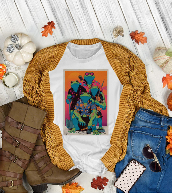 The PUNK FROGS Exotic Tropical Adventure Quartet T-Shirt