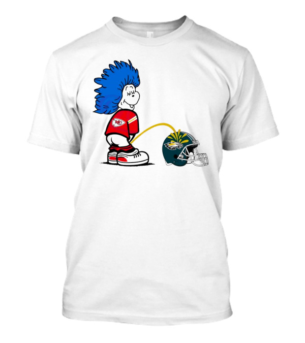 Thing One Kansas City Chiefs Piss On Philadelphia Eagles 2025 T-Shirt