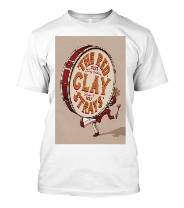 The Red Clay Strays 2025 Township Auditorium Columbia SC Feb 7 T-Shirt