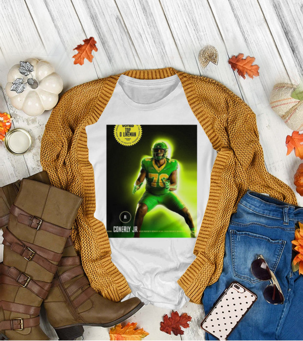 Voted Top Lineman Josh Conerly Jr 2025 Reese's Senior Bowl Oregon Ducks Football T-Shirt