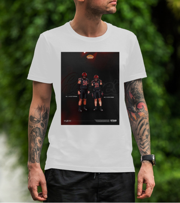 Reese's Senior Bowl Junior Tafuna Karene Reid Utah 2025 Utes Football T-Shirt