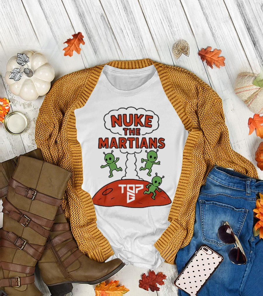 Nuke The Martians Top G Alien Animation T-Shirt