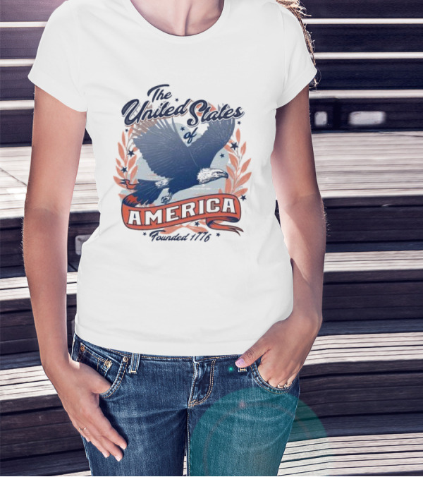 The United States America Eagle Founded 1776 T-Shirt