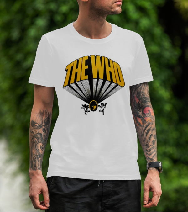 The Who Drum Skin Iconic Band Logo T-Shirt