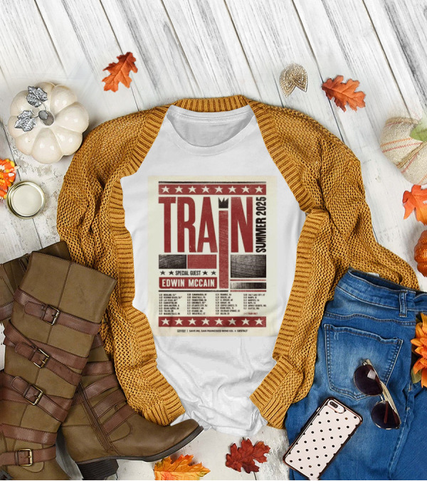 Train Summer 2025 Tour Featuring Edwin McCain T-Shirt