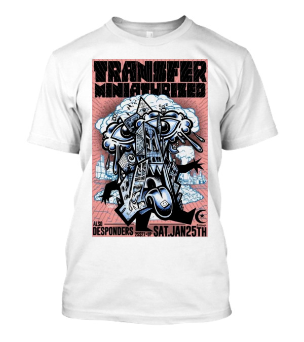 Transfer Miniaturized Casbah San Diego Jan 25th Also Desponders T-Shirt