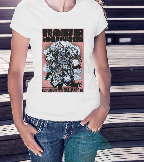 Transfer Miniaturized Casbah San Diego Jan 25th Also Desponders T-Shirt