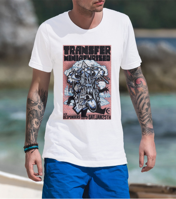 Transfer Miniaturized Casbah San Diego Jan 25th Also Desponders T-Shirt