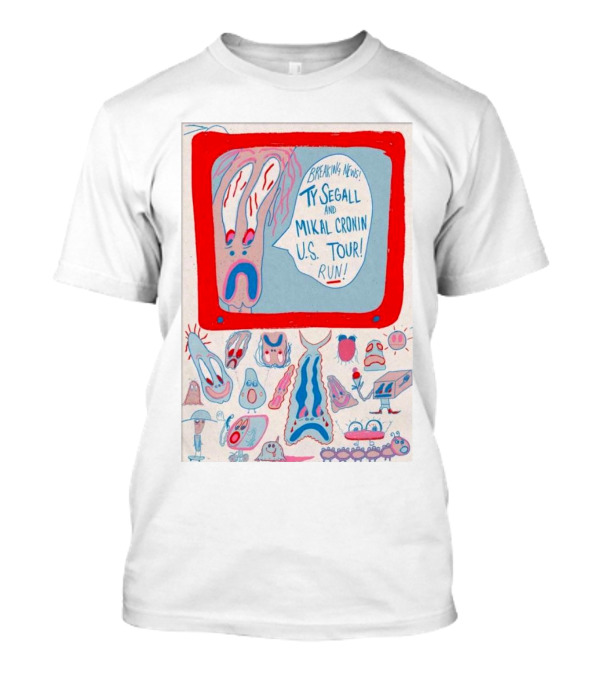 Breaking News Ty Segall And Mikal Cronin US Tour Run T-Shirt