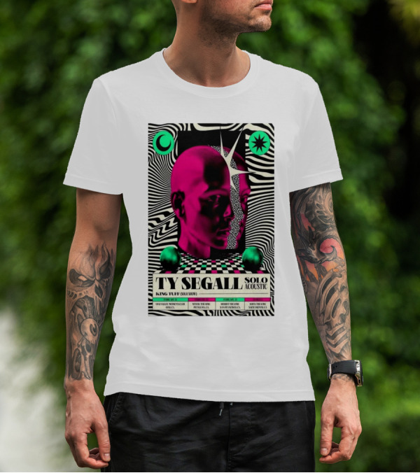 Ty Segall King Tuff Solo Show Acoustic Tour 2025 California Concert T-Shirt