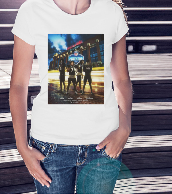 Lucas Oil Stadium NFL Scouting Combine 2025 UCF Adams Harvey Hudson McWilliams Indianapolis T-Shirt