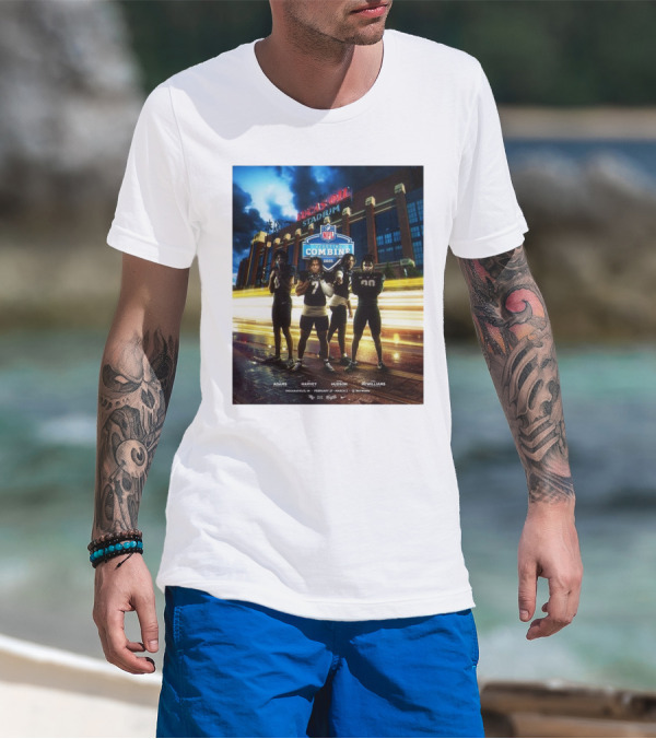 Lucas Oil Stadium NFL Scouting Combine 2025 UCF Adams Harvey Hudson McWilliams Indianapolis T-Shirt