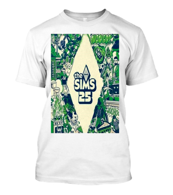 Various The Sims 25th Anniversary Woohoo Plumbob Nooboo T-Shirt
